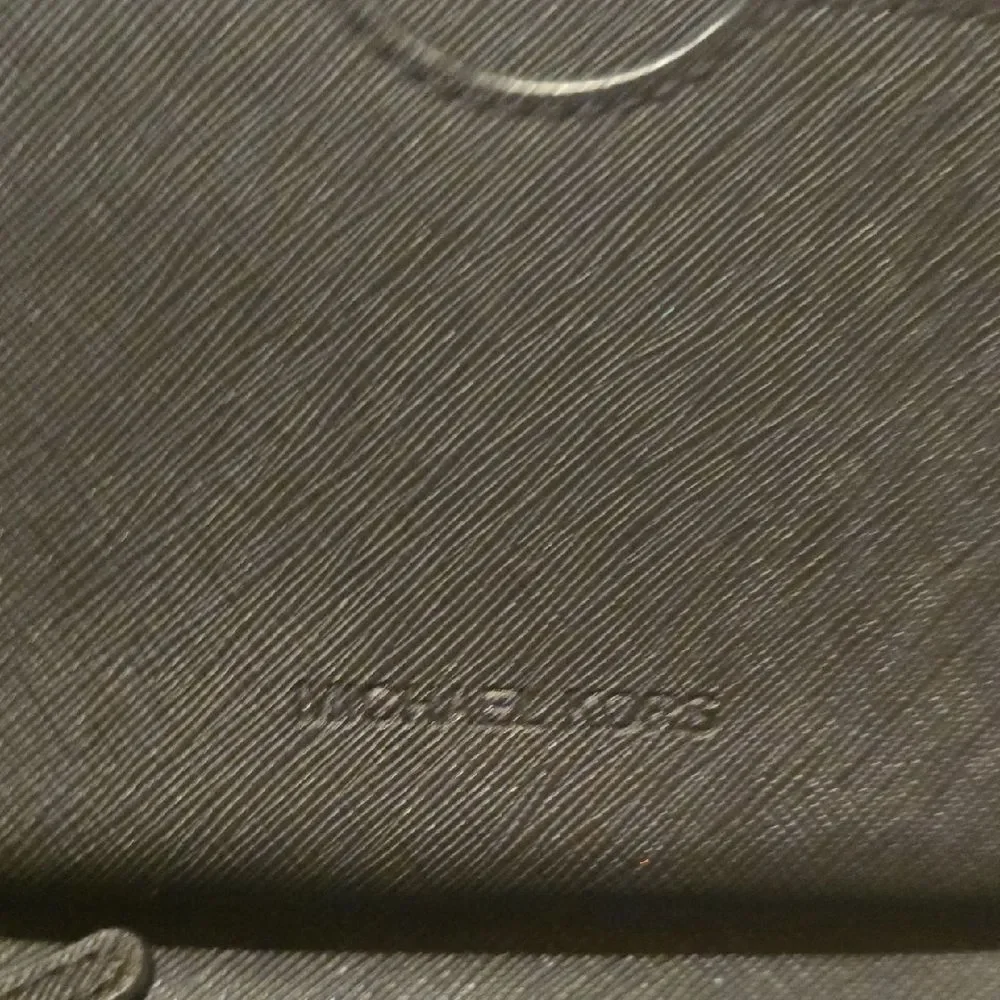 Michael Kors Black Wallet with Gold Logo